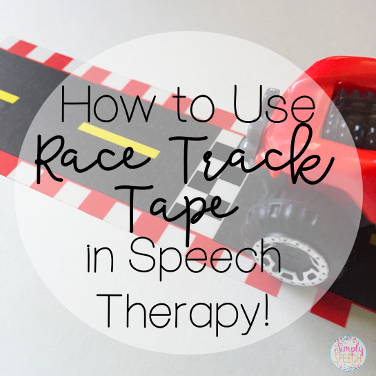 How to Use Race Track Tape in Speech Therapy!